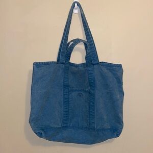 Madewell Garment-Dyed Canvas Oversized Tote NWOT